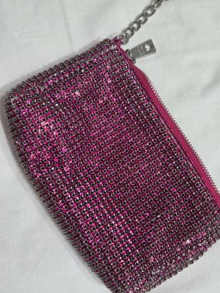 Bolso Moschino rosa y plateado