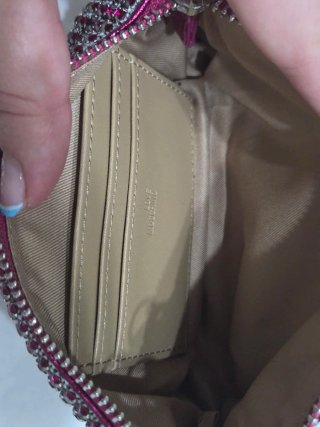 Bolso Moschino rosa y plateado