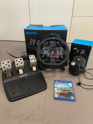 Pack Logitech G29 + Pedales + Palanca de Cambios +