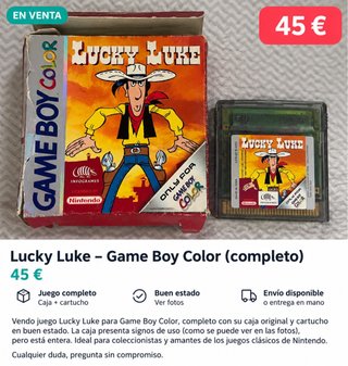 Lucky Luke - Game Boy Color (Completo)