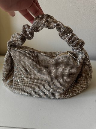 Bolso Roberto Verino Brillante Dorado/Plateado