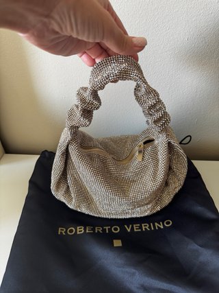 Bolso Roberto Verino Brillante Dorado/Plateado