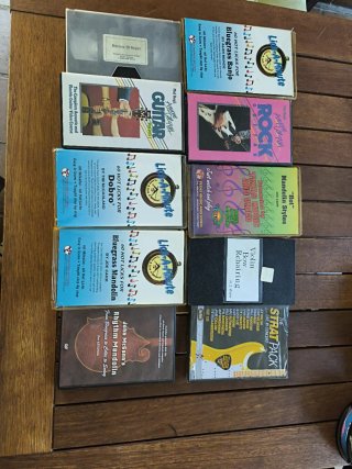 Colección Vídeos Aprender Guitarra, Banjo, Mandoli