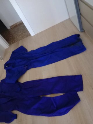Mono de trabajo azul marino
