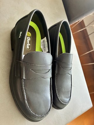Mocasines Gorila Piel Azul Marino Talla 36