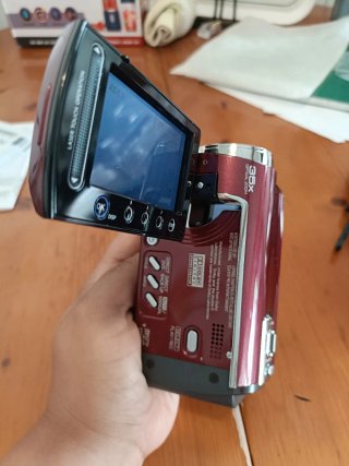 Videocámara JVC Everio HD 30GB Roja