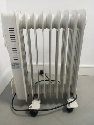 Radiador eléctrico blanco