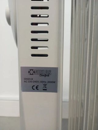 Radiador eléctrico blanco
