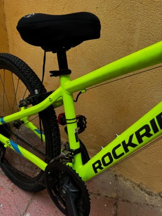 Bicicleta Rockrider 100 Amarillo Neón