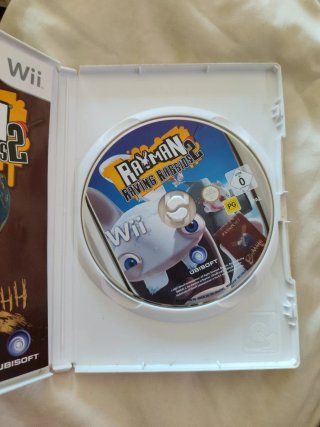 Wii Rayman Raving Rabbids 2 Nintendo Selects