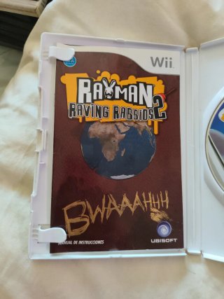 Wii Rayman Raving Rabbids 2 Nintendo Selects