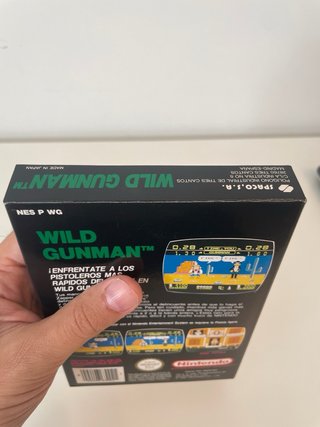 Wild Gunman NES - Versión Española