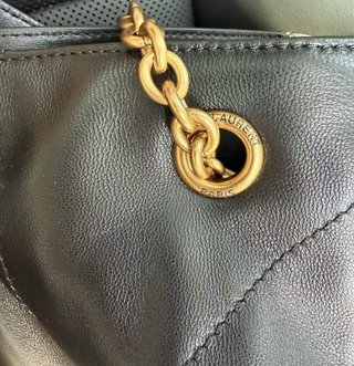 Bolsa Saint Laurent Negra y Dorada