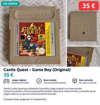 Castle Quest - Game Boy Original