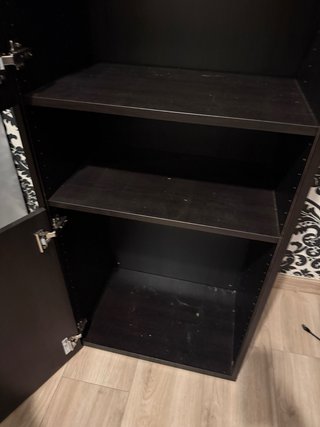 Mueble Despensa Ikea BESTS Madera Marrón