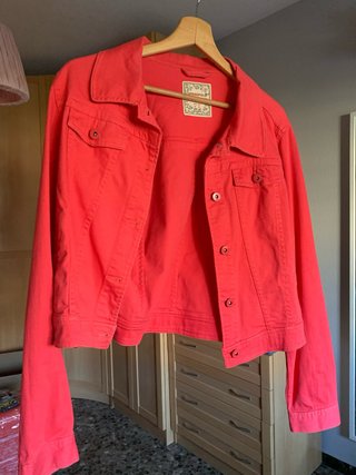 Chaqueta vaquera Springfield coral