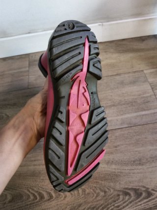 Botas de agua rosas con forro
