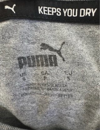 Camiseta Puma Gris Talla S Hombre