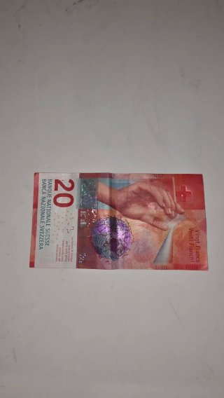 Billete 20 Francos Suizos