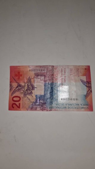 Billete 20 Francos Suizos