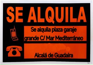 plaza garaje C/Mar Mediterráneo Alcala Guadaira