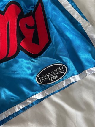 Pantalón Muay Thai Boon Azul