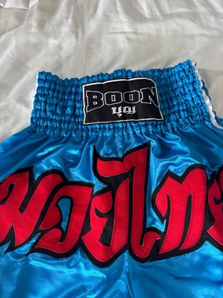 Pantalón Muay Thai Boon Azul