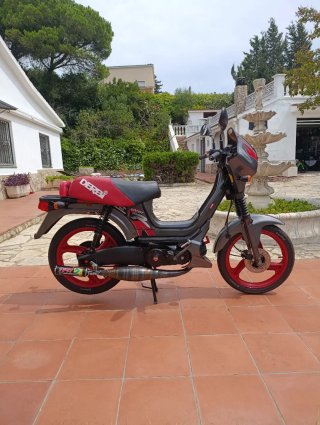 Derbi Variant star 5 convertida en Sport R Gris/Ro