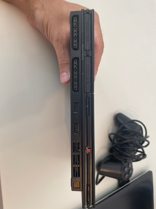 Ps2 Slim Negra + Mando + Juego