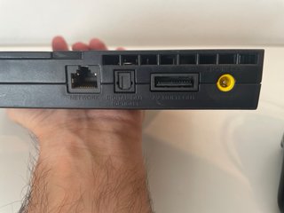 Ps2 Slim Negra + Mando + Juego