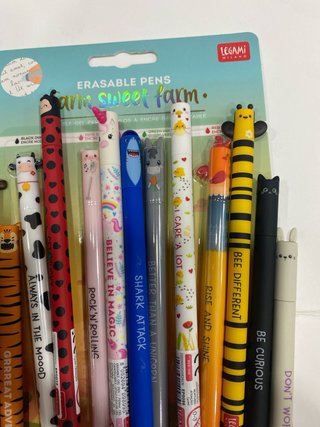 25 penne gel cancellabili assortite Legami