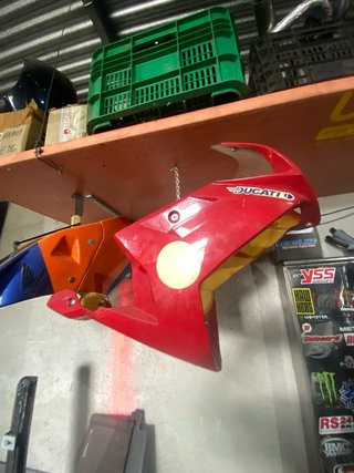 Carenado minimoto Blata rojo