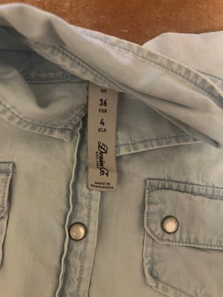 Camisa vaquera azul