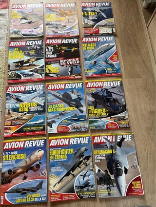 Lote 12 Revistas Avión Revue 2023