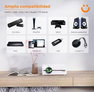 Proyector YABER V5 WiFi Bluetooth