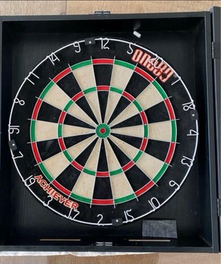 Tablero de dardos profesional con dardos