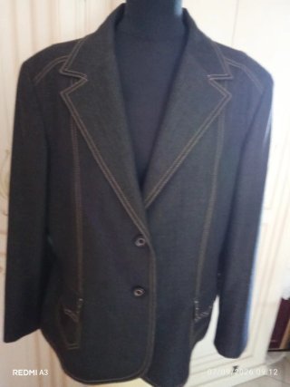 Giacca donna blu scuro sagomata