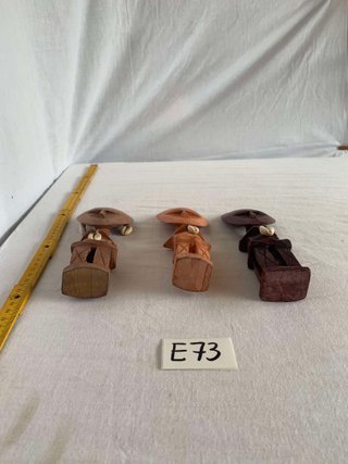 3 Figuras Akuaba Ashanti Ghana Arte Africano