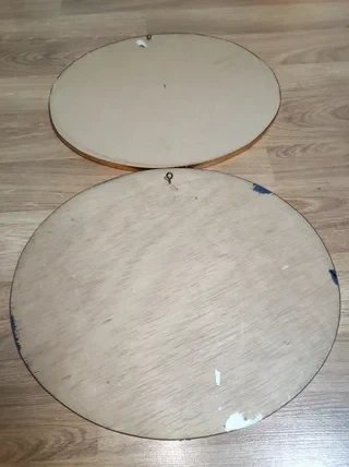 2 Cuadros Antiguos Madera Años 70