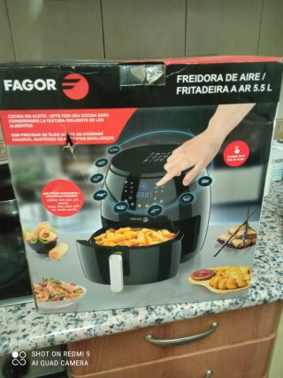 Freidora de Aire Fagor 5.5L Nueva