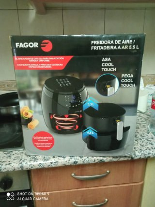 Freidora de Aire Fagor 5.5L Nueva