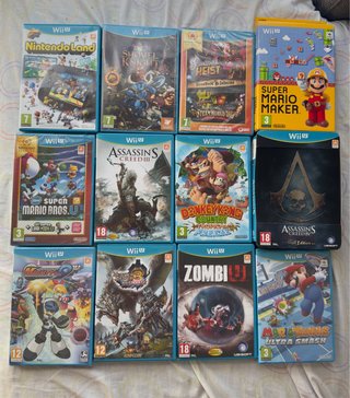 Colección de 12 Videojuegos Wii U