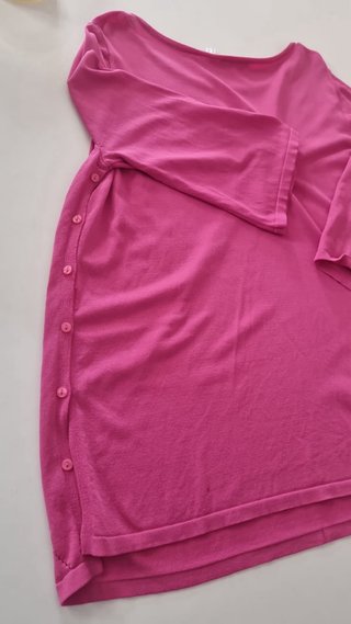 Blusa Punto Roma Rosa Talla XL TALLA GRANDE