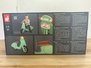 Bicicleta correpasillos Vespa madera infantil