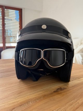 Casco Moto Arc Negro