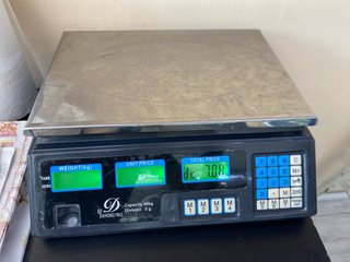 Báscula Digital Comercial 40kg