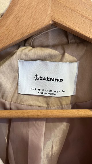Parka Stradivarius Beige