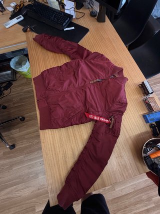 Chaqueta Alpha Industries Roja Talla M