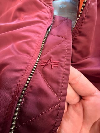 Chaqueta Alpha Industries Roja Talla M