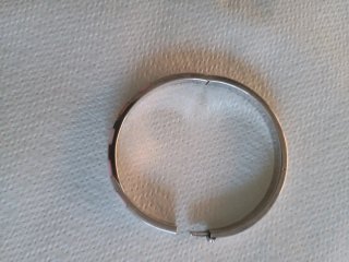 Bracciale in argento lucido